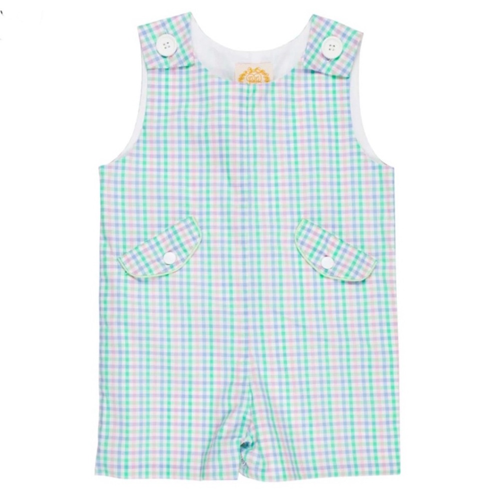 Beaufort bonnet company Prescott Pocket Jon Jon Sir Proper Peppy Plaid 18-24M